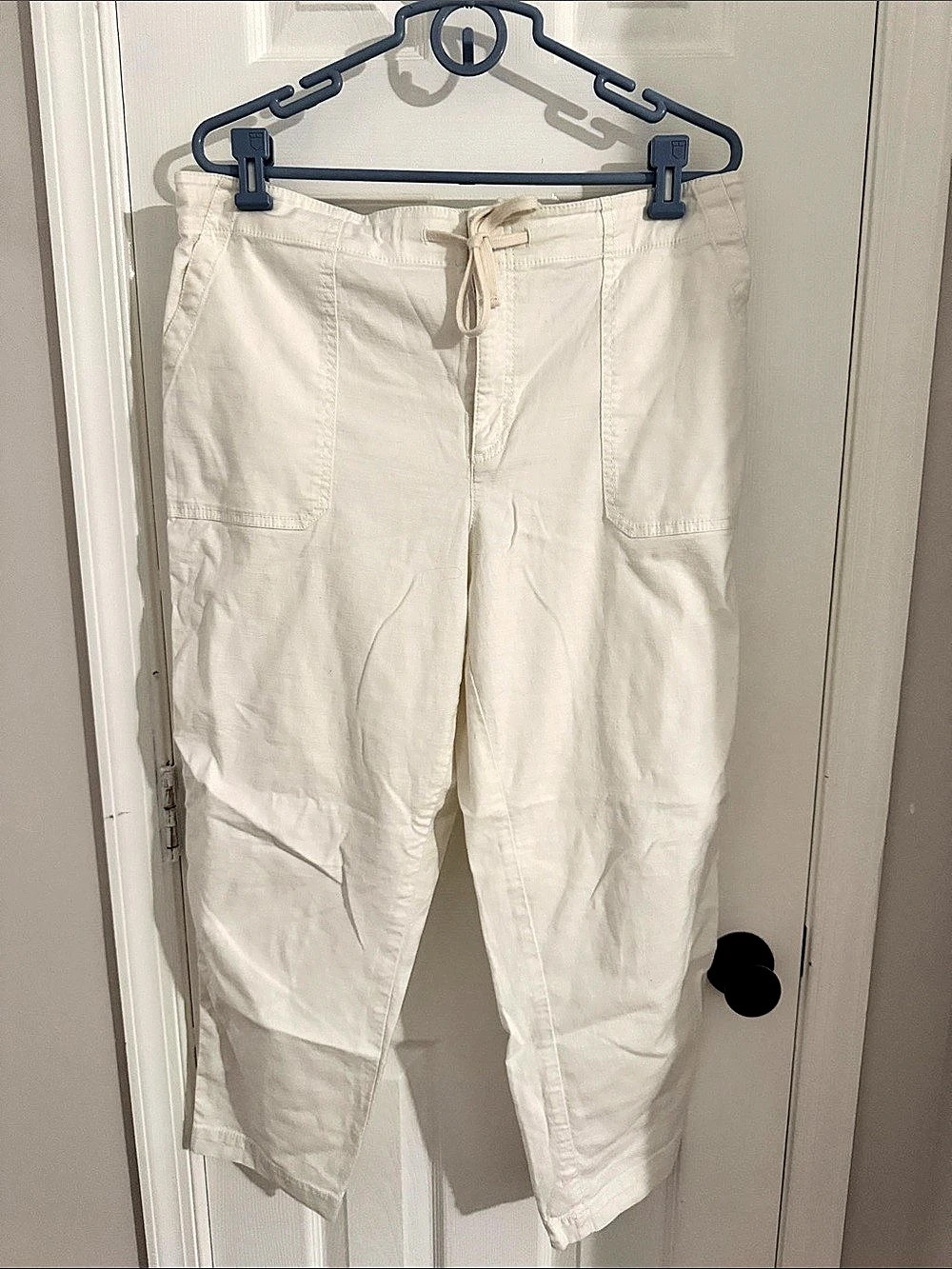LOFT Jogger Pants White Size 14